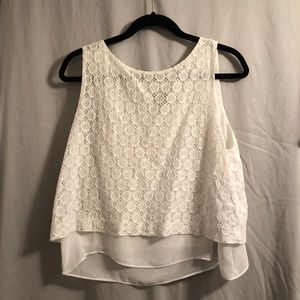Banana Republic Petite Embroidered Top